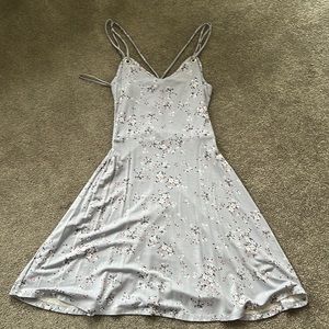 NWT double strap garage floral summer dress